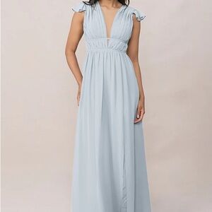 Revelry - Cora Sky Blue Chiffon